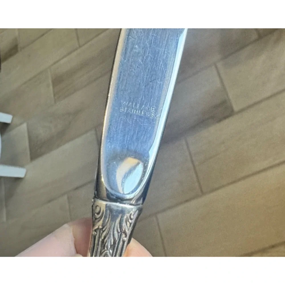 Vintage Wallace Rose Point Sterling Silver 